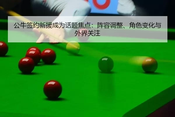 公牛签约新援成为话题焦点：阵容调整、角色变化与外界关注（BWIN）